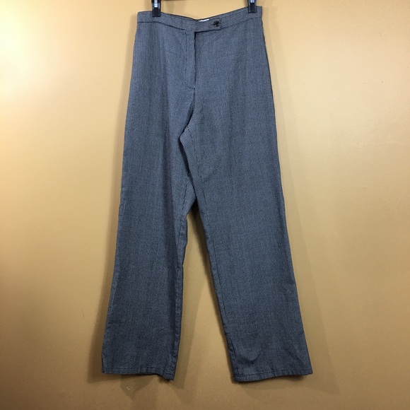 Vintage 90’s Bugle Boy B&W Houndstooth Trousers - Picture 2 of 8